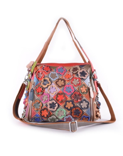 [552860] Lederen handbag | Multicolor de unique | 552860
