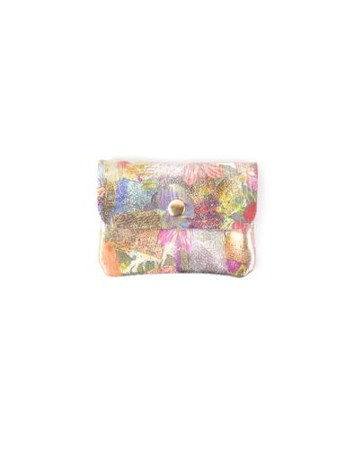 [559091 metallic] Leather wallet metallic | 559091 multicolor