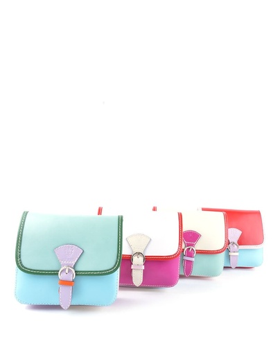 [552209] Leather shoulderbag | Multicolor | 552209