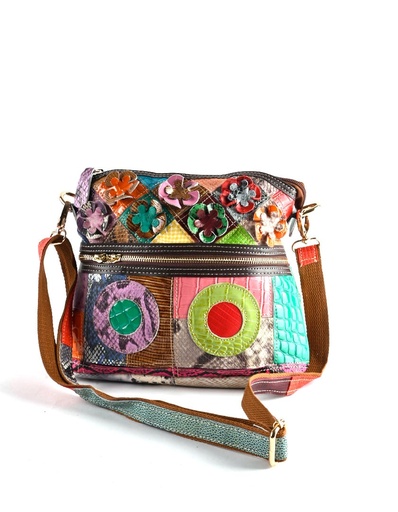 [552930] Leather shoulderbag | Multicolor  | 552930
