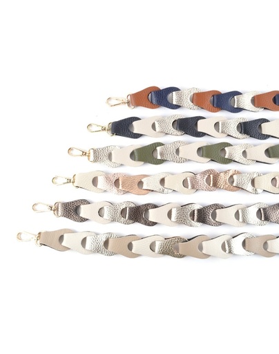[5590902] Bagstrap braided metallic XL neutral colors  | 5590902